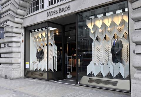 Formal menswear retailer Moss Bros first half sales increased but profits slipped as it temporarily closed stores to refit them.