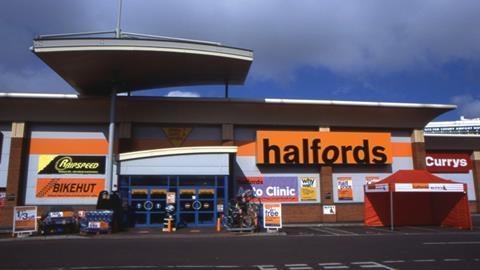 A Halfords store