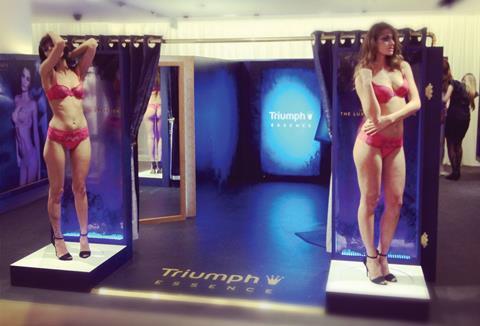 A virtual mirror inside Selfridges allows shoppers to ‘virtually’ try on lingerie