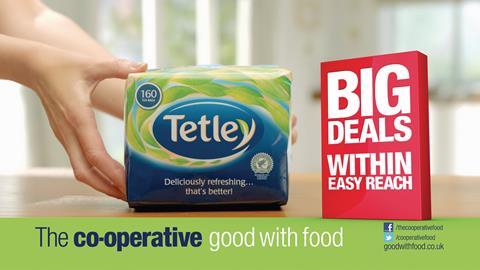The Co-op ad campaign is focused on deals and saving customers money
