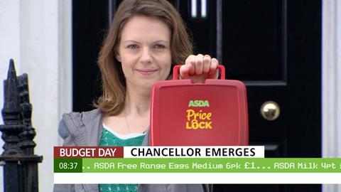 The Price Lock ad mocks the traditional Budget scenes in Downing Street
