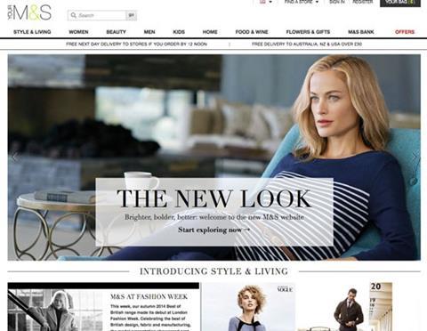 Marks and Spencer has moved from Amazon's platform in favour of a new-look, content-driven website