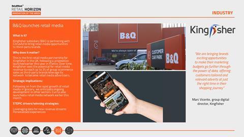 Innovation of the Week - B&Q launches retail media