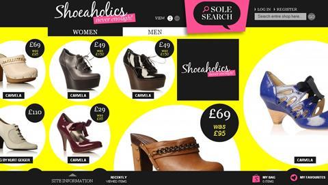 Premium footwear retailer Kurt Geiger has launched its discount website called Shoeaholics.