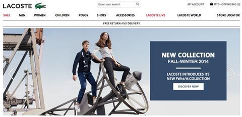 Lacoste has a long, pioneering history and the website is a brilliant example of its future-gazing approach, with multichannel at the heart of its strategy.