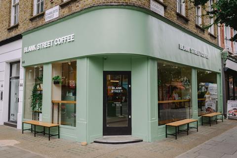 Blank Street store Charlotte Street, London