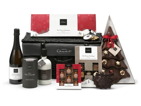 Hotel Chocolat's Christmas hamper