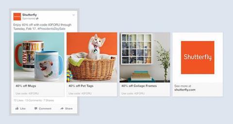 Facebook is allowing retailers to personalise product ads