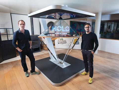 Sir Terence Conran's Holo displays images in 3D and could revolutionise visual merchandising