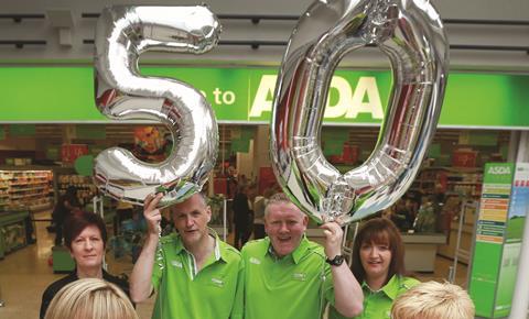 Asda is celebrating its 50th anniversary