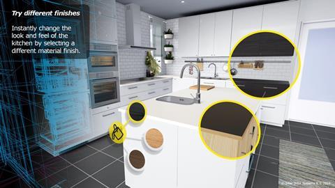 Ikea's VR kitchen app that transports consumers into a virtual life size Ikea kitchen.