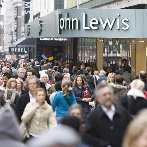 John Lewis' sales shot up 15.9% last week, as Christmas shoppers come out in force.