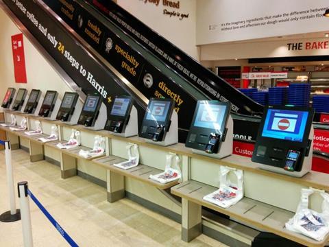 Tesco is trialling slimline checkouts