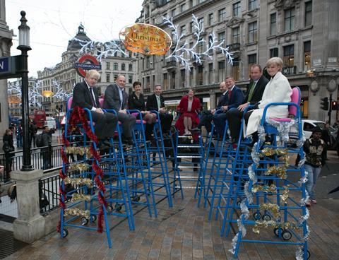 Boris Johnson briefs West End Retailers