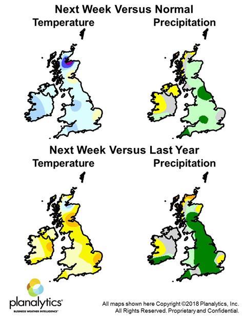 Weather maps 19 November 2018