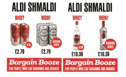 Bargain Booze's ad campaign