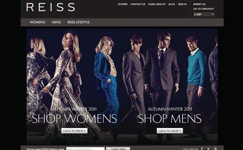 The website is Reiss’ ‘largest’ store