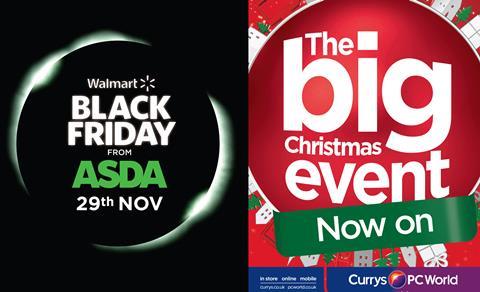 Asda has Black Friday deals while Dixons has kick-started its Christmas Event