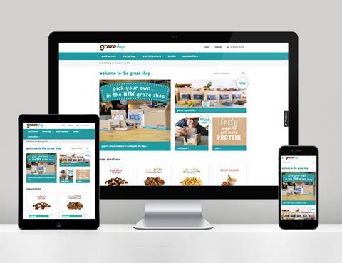 Graze's new transactional website will be responsive