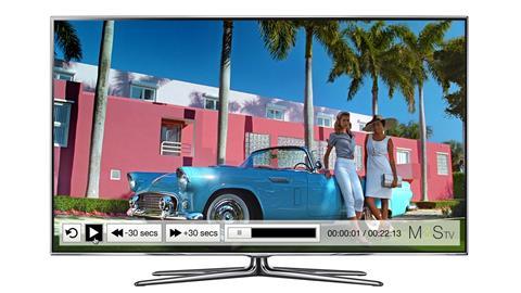 M&S is trialling an app on an internet-enabled TV to push marketing content