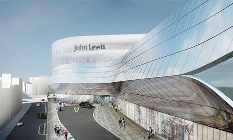 John Lewis is developing a full-line department store at Birmingham New Street Station