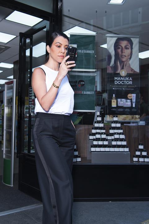 Kourtney Kardashian visits Holland  Barrett store