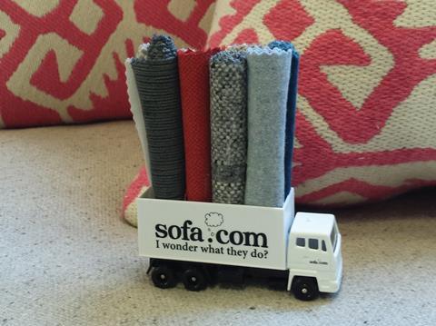 Sofa.com's competition to take pictures of its mini trucks in different places