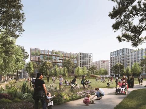 Canada Water 15 minute city mock up