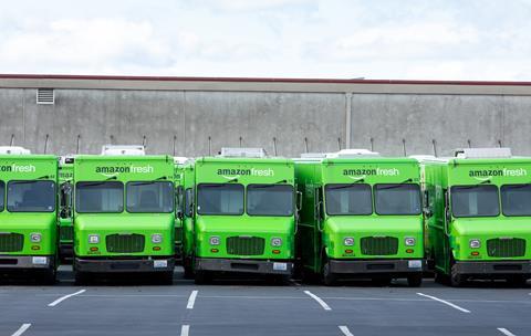 Amazon Fresh vans