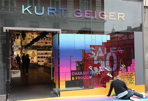 Kurt Geiger store window