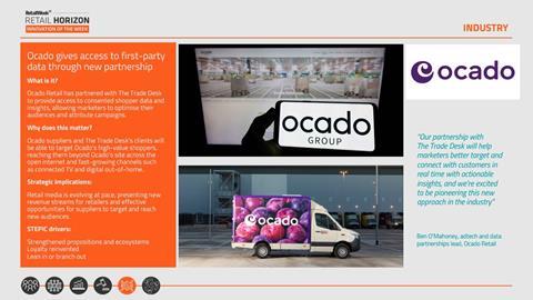 Innovation of the Week Ocado and The Trade Desk