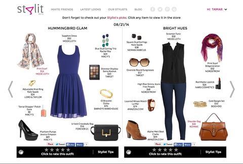 Stylit is an online personal stylist