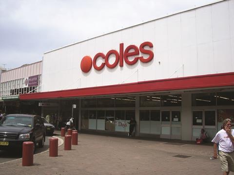 Australian grocer Coles has outpaced rival Woolworths for the 25th consecutive quarter.