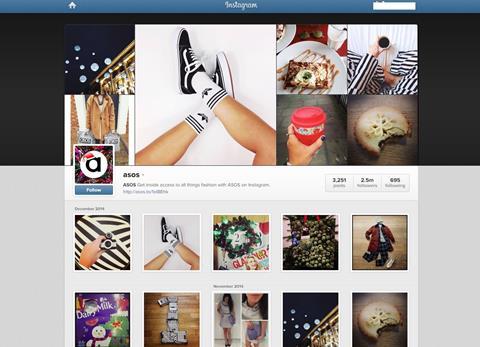 Asos has launched an advent calendar competition on Instagram