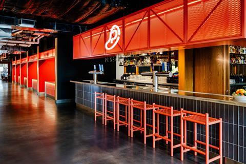 Interior of Ikea Saluhall, San Francisco