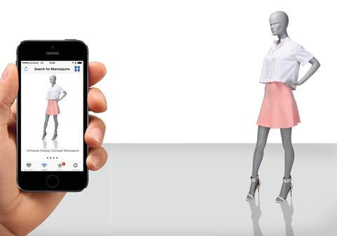 House of Fraser is rolling out beacon technology in mannequins at its click and collect store in Aberdeen.