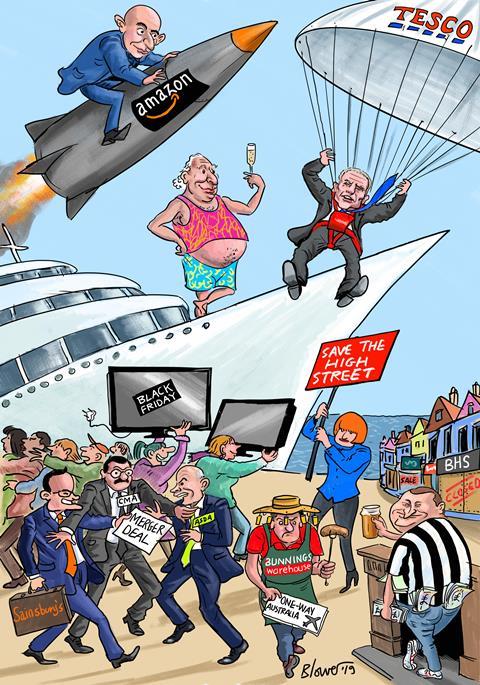 Blower's retail cartoon: The decade in review | Cartoon | Retail Week Blower's retail cartoon: The decade in review | Cartoon | Retail Week