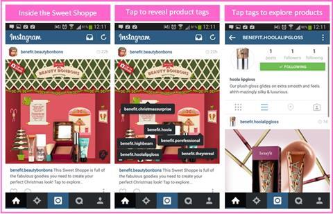 Benefit is launching a digital festive village on Instagram