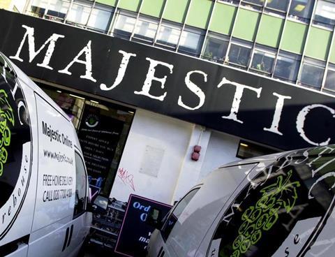 Majestic has revised its expansion plans and now wants 330 UK stores