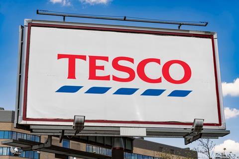 Tesco billboard