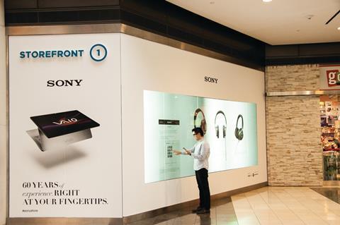 Last year Westfield piloted an interactive digital signage project with eBay, working with shoe brand Toms, fashion brand Rebecca Minkoff and Sony.