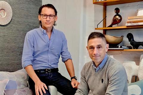 Chief executive Justin Sonfield (left) with founder Jonathan Adler
