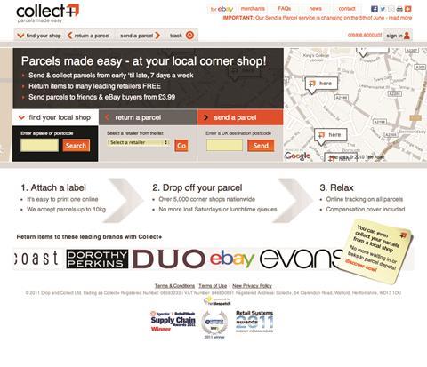Fulfilment service Collect+ has doubled sales