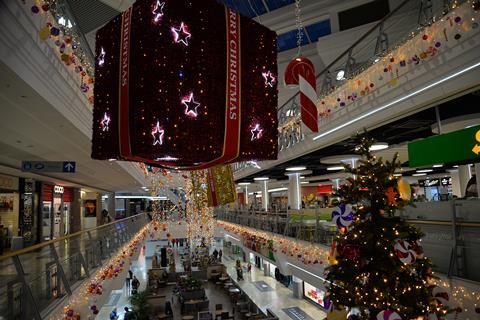 Bristol shopping centre Christmas 2023