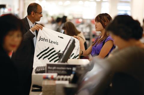 John Lewis weekly sales