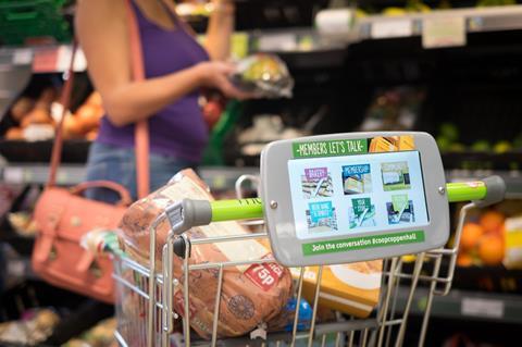 Co-op trails tech trollies to gather customer feedback