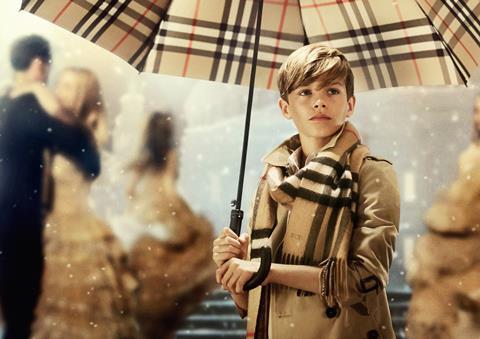 Romeo Beckham stars in Burberry's first Christmas TV ad