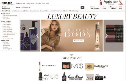 Amazon’s new beauty shop features larger pictures and editorial content