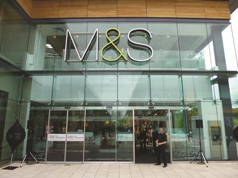 Marks & Spencer reported its first profit rise in four years