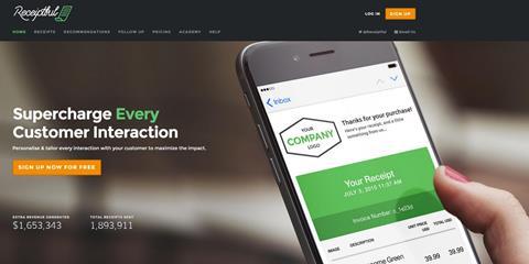 Receiptful is an online tool that allows online retailers to send digital receipts to customers with product recommendations and personalised offers.